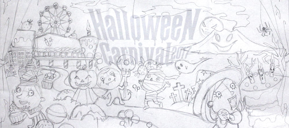 KAGOSHIMA HalloweeN CarnivaL イラストラフ画